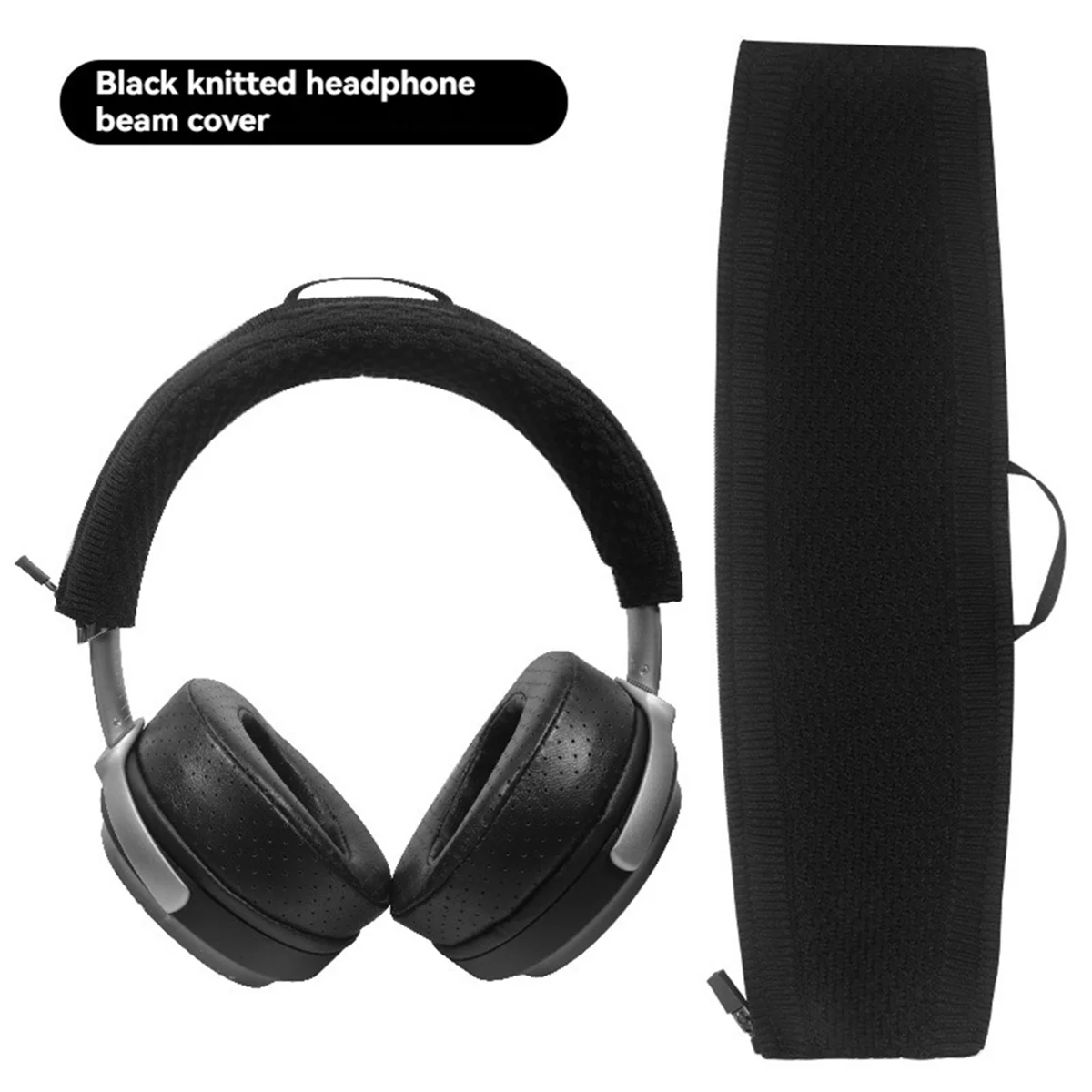 뜨거운 판매 MDR-Z7 MDR-Z7M2 헤드폰 보호대 지퍼 헤드 밴드 헤드폰 헤드폰 액세서리 용 니트 빔 커버