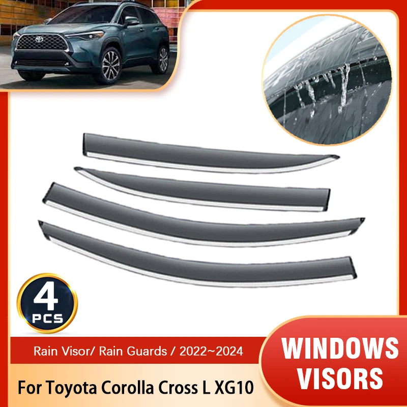 Deflectors for Toyota Corolla Cross L XG10 20222024 Auto Accessories