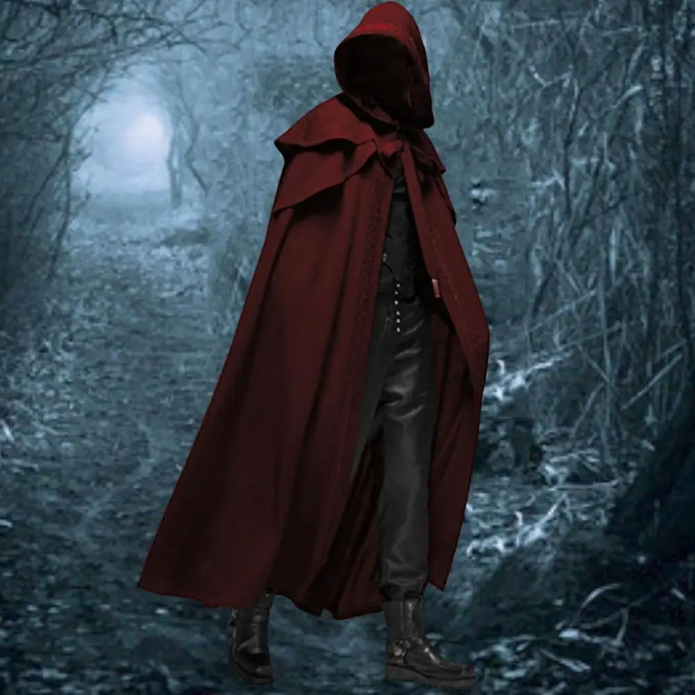 Steampunk Men Tail Coat Halloween Cosplay Cloak Steampunk Coat for Men Masquerade Party Witch Costume Retro for Halloween A