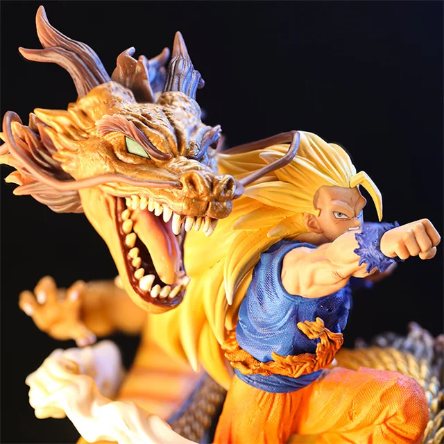 FYDZBSL Goku Figurines, Anime Modèle Super Saiyan Figurine Décorati