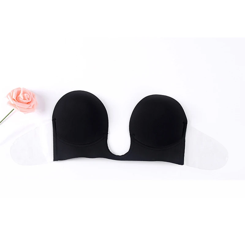 Seamless Sticky Bras Strapless Women Bralette Underwear Bh Comfort Bust Invisible Self Adhesive One Piece Plus Size Brassiere