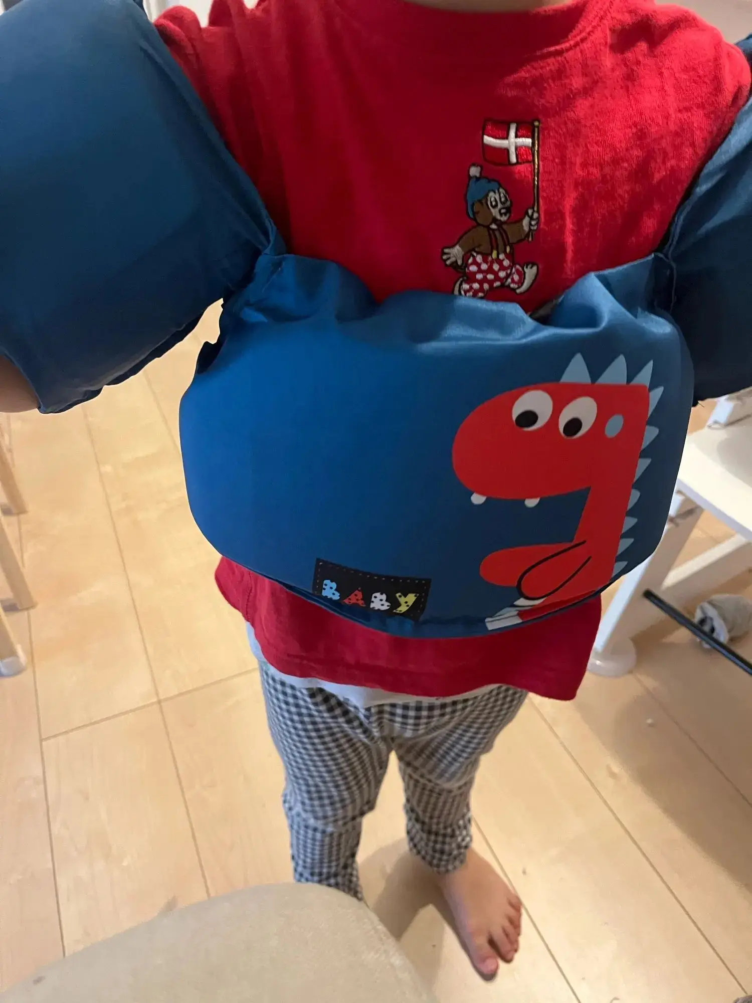 Children's Life Jacket Swim Arm Ring Floating Ring swimming Ring Baby Cartoon Water Sleeve Foam Buoyancy Vest Safety 14-25kg - Image 5