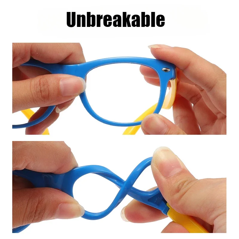 Fashion Children Anti Blue Light Computer Glasses Kids Boy Girl Clear Plain Glasses Children Eyewear Optical Spectacle Eyeglass