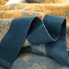 Textile City Cotton 5 Layer Gauze Towel Quilt Flower Pattern Quality Blanket Summer Nap Blanket for Couples 200cmx230cm 5
