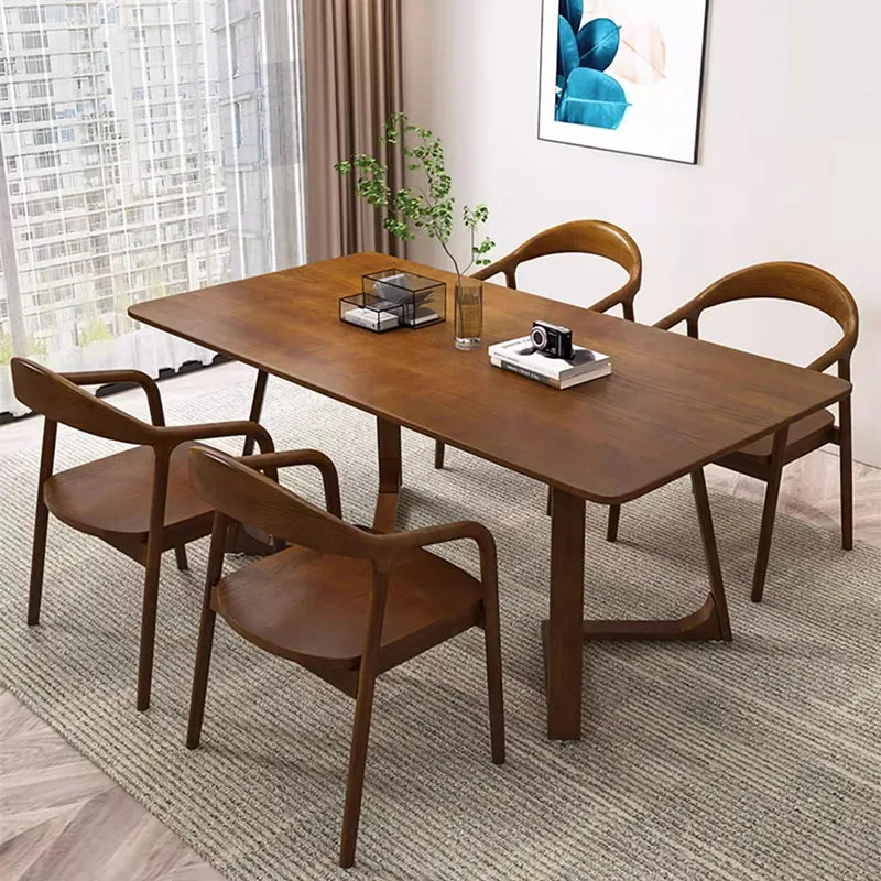 

Bistrot Entryway Dining Table Library Balcony Soild Wood Newclassic Kitchen Tables Center Japanese Mesas De Comedor Furniture