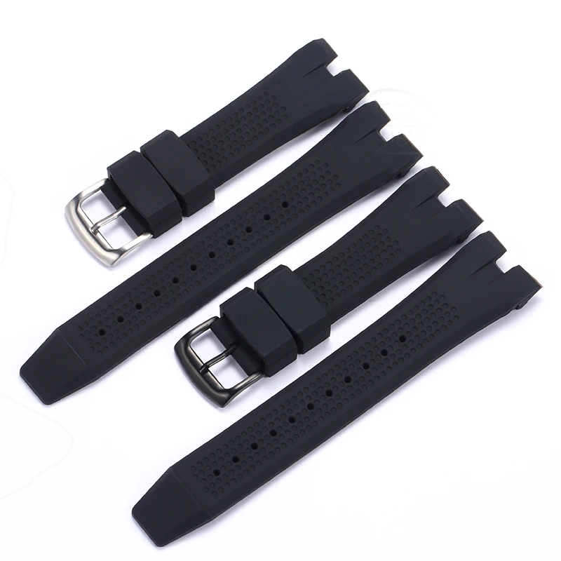 24mm Silicone Strap For Citizen AW1475 1477 1476 CA4154 4155 Men's Sports Waterproof Rubber Strap Bracele Watch Accessories