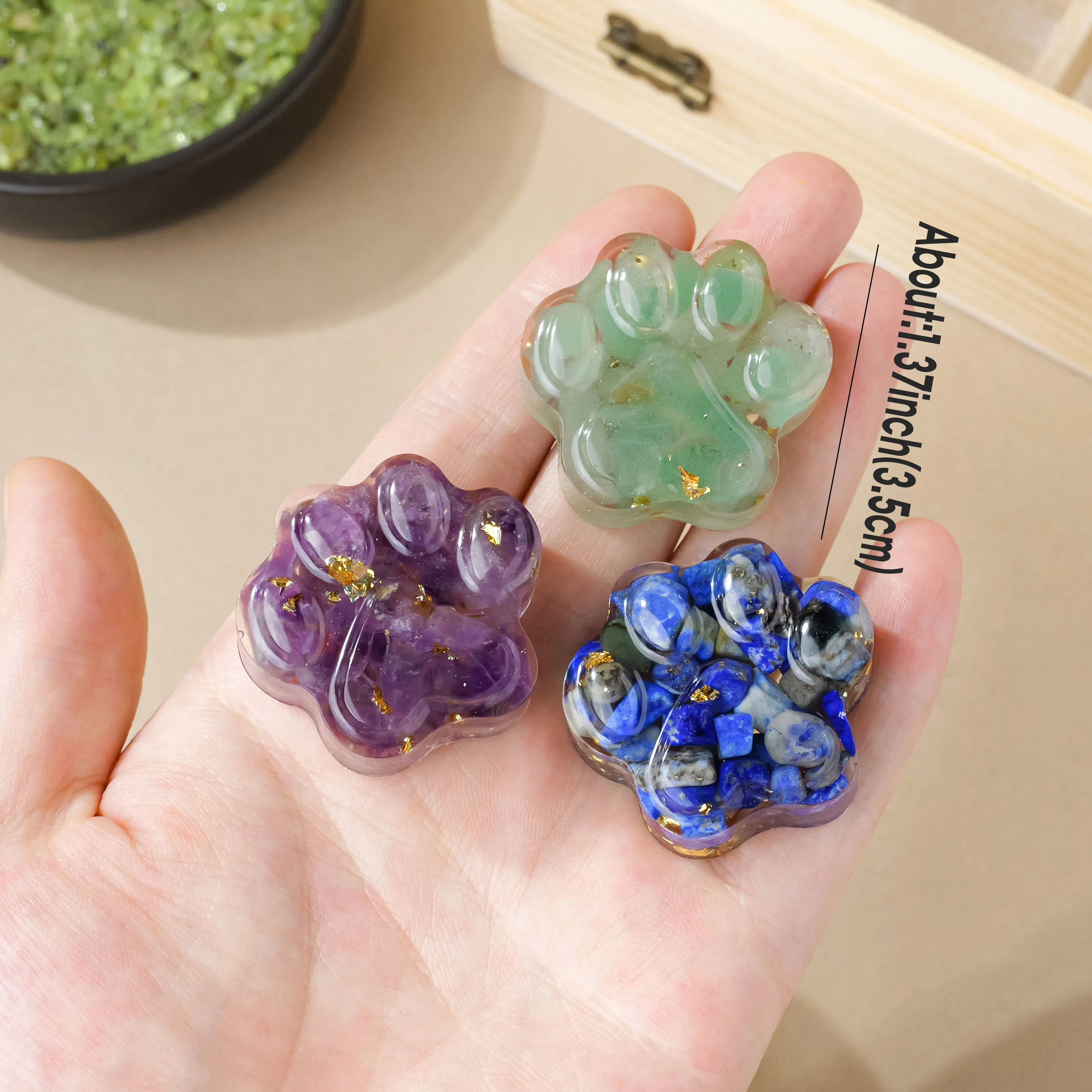 1PC Natural Crystal Stone Mini Cat's Paw Statue | Reiki Healing Figurine | Feng Shui Amulet | Home & Office Decorative Gift 4 Se2ecaadcac564b5dbccccf40f948a1e3c