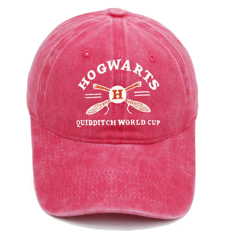 Harry Potter Embroidered Washed Baseball Hat Retro Cowboy Men's European and American Trendy Sports Retro Adjustable Hat 5