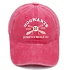 Harry Potter Embroidered Washed Baseball Hat Retro Cowboy Men's European and American Trendy Sports Retro Adjustable Hat 5