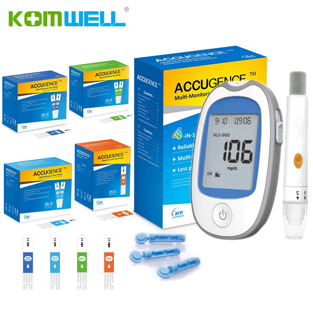 Fast Test Blood Ketone Meter Kit for Keto Diet Ketone Monitor With 30pcs  Strips