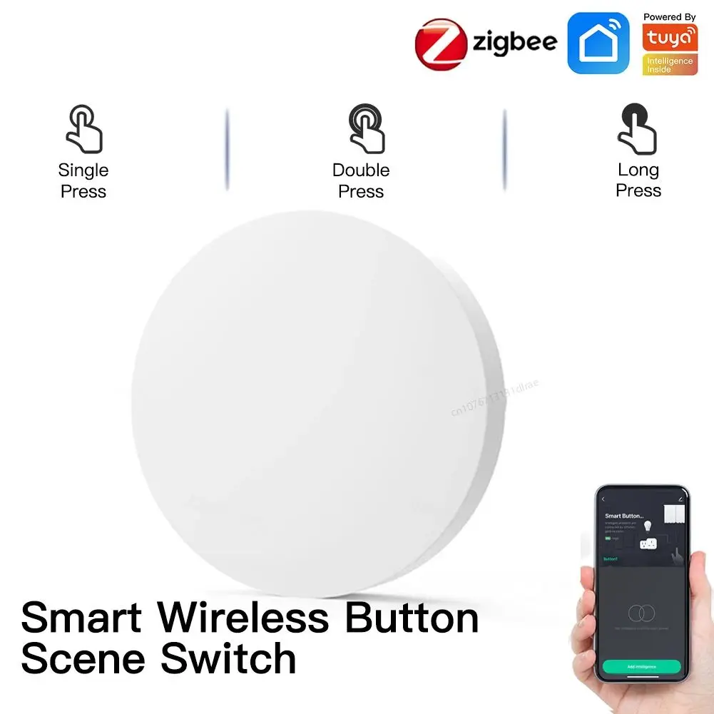 Smart switch Tuya ZigBee Wireless Remote One Key Controller Multi-scene Linkage Google Alexa Voice Assistant