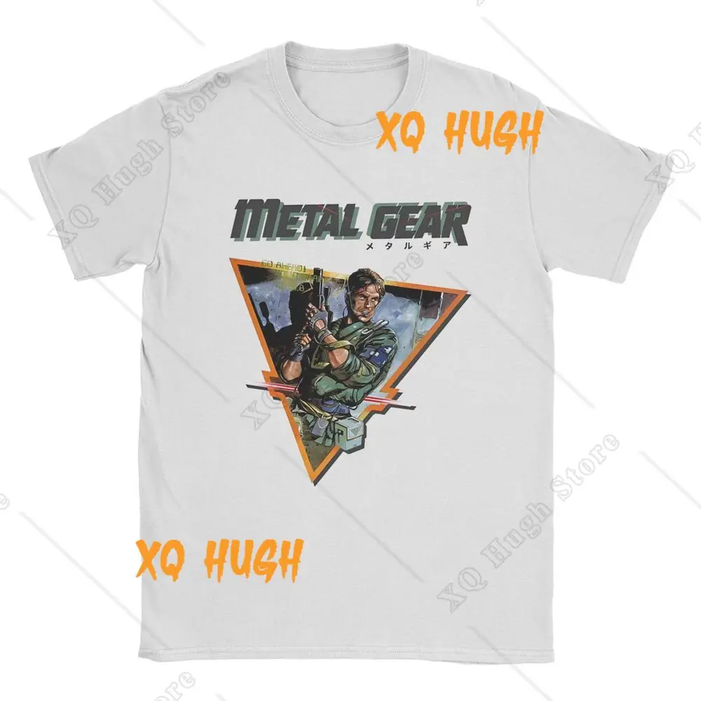 Men's Metal Gear Solid Graphic T-Shirt - Round Collar Cotton Short Sleeve Tee