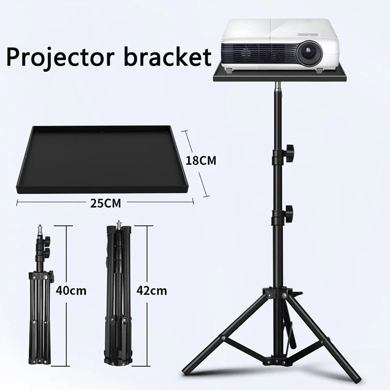 1pcs Projectors Tray For Projector Monitors For Equipment Tripod Tray Smartphone Camera Laptop Projector Holder Microphone Brack for phone tripod,camera tripod,projector stand,phone tripod stand