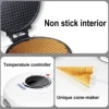 Electric Egg Roll Maker Crispy Omelet Mold Crepe Baking Pan Pancake Bakeware DIY Ice Cream Cone Machine Pie Frying Grill Sonifer 4