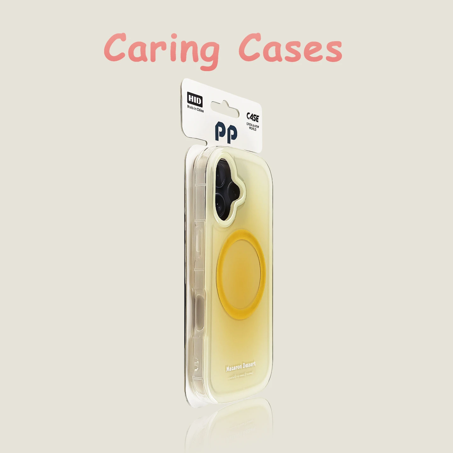 Matcha Green Gradient Clear Shockproof Premium Magnetic Case