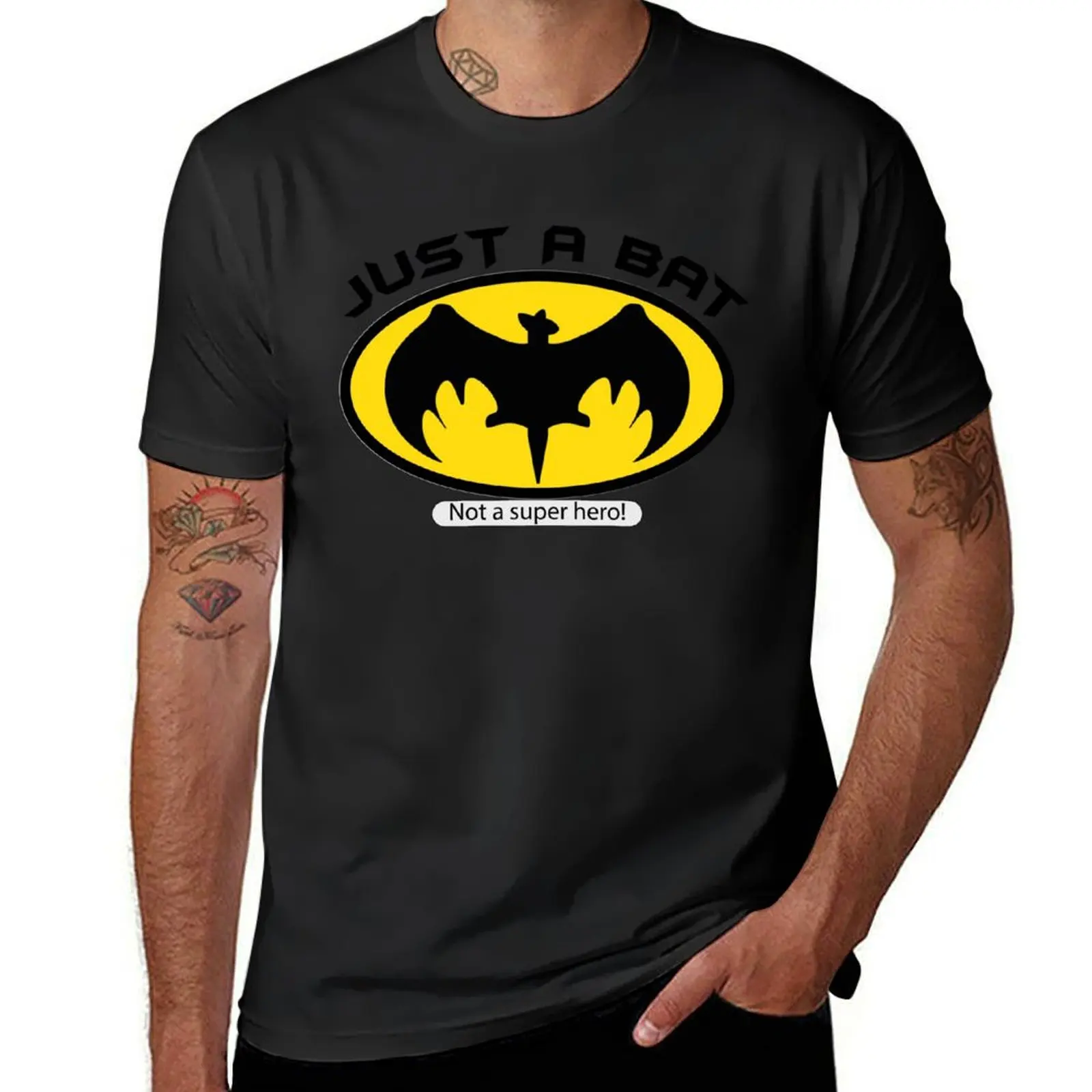 

Just a bat T-Shirt plus size tops plain slim fit t shirts for men