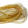 Veemake White Yellow Fire Opal Rondelle Beads Jewelry Design Making Natural Gemstones Crystal DIY Necklace Bracelets Earrings 1