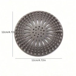Silicone Anti - Clogging Drain Hair Catcher and Odor Filter (GRAY)