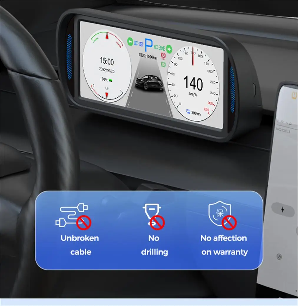 (Tesla) Leamo Head Up Display T10