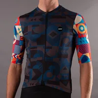 SDIG Top Quality black Top Quality Short sleeve cycling jersey pro team aero cut with Newest Seamless process road mtb 2