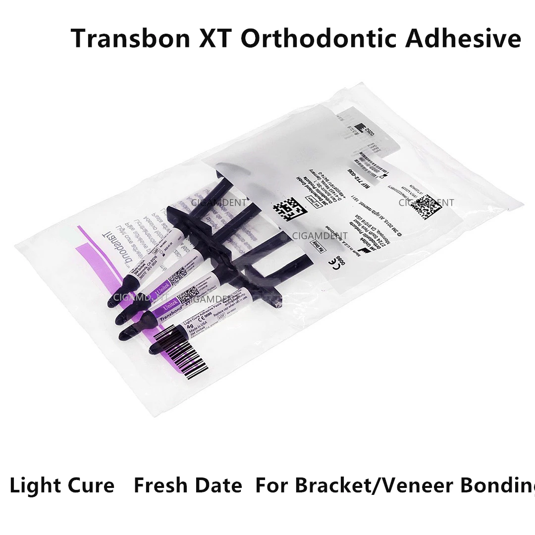 Kit De Collage Photopolymérisable Dentex Pour Brackets Orthodontiques - Prêt à L'emploi !