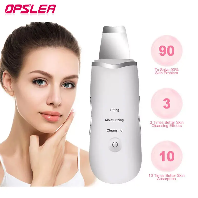 

Ultrasonic Skin Scrubber Deep Face Cleaning Machine Peeling Shovel Facial Pore Cleaner Face Skin Scrubber Lift Beauty Device