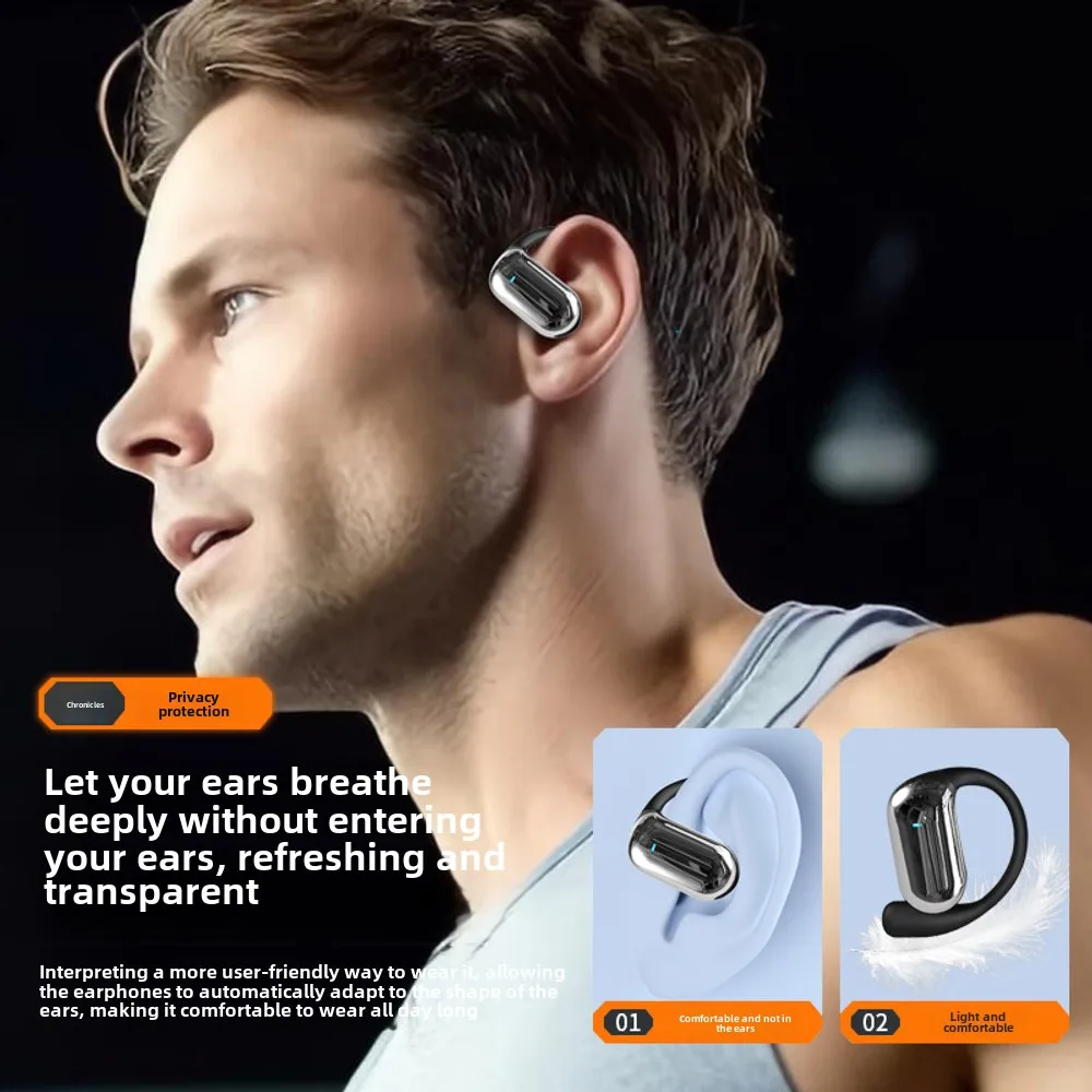 OWS private model's new wireless open, in-ear noise cancellation, sports over-ear Bluetooth headset with ultra-long battery life 2