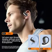 OWS private model's new wireless open, in-ear noise cancellation, sports over-ear Bluetooth headset with ultra-long battery life 2