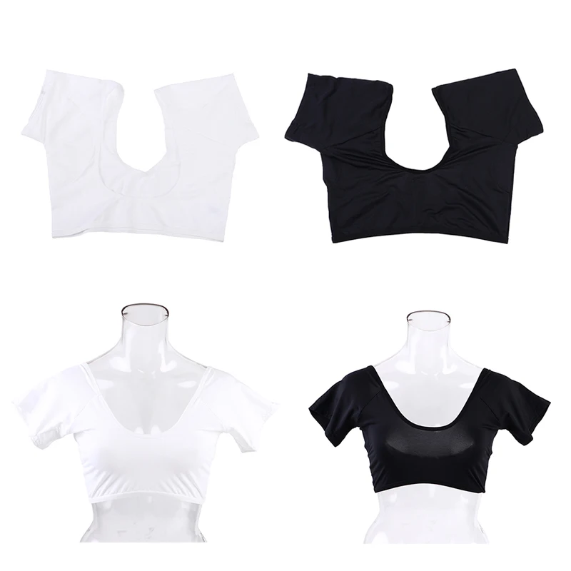 T-shirt Shape Sweat Pad Summer Deodorants Underarm Anti Perspiration Sweat Pads Reusable Washable Armpit Pads For Women