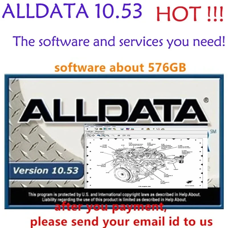 

Alldata 10.53 2024 Automotive Diagnostic Software provides all data technical support for cars and trucks with wiring diagrams
