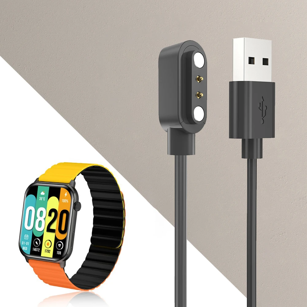 Magnetic Wrist Watch Charging Cable Replacement USB Smartwatch Charging Wire Accessories for Kieslect Ks Smartwatch