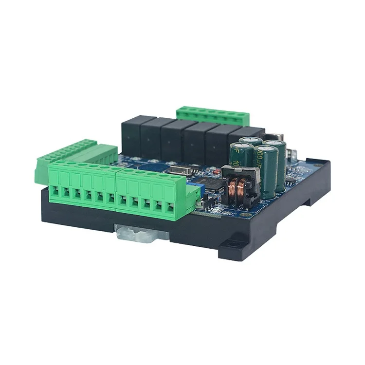    FX3U 14MR 14MT PLC, 8 In 6 Out Anolog 6AD + 2DA Modbus RS485 RTC  ȣ  Ʈ 