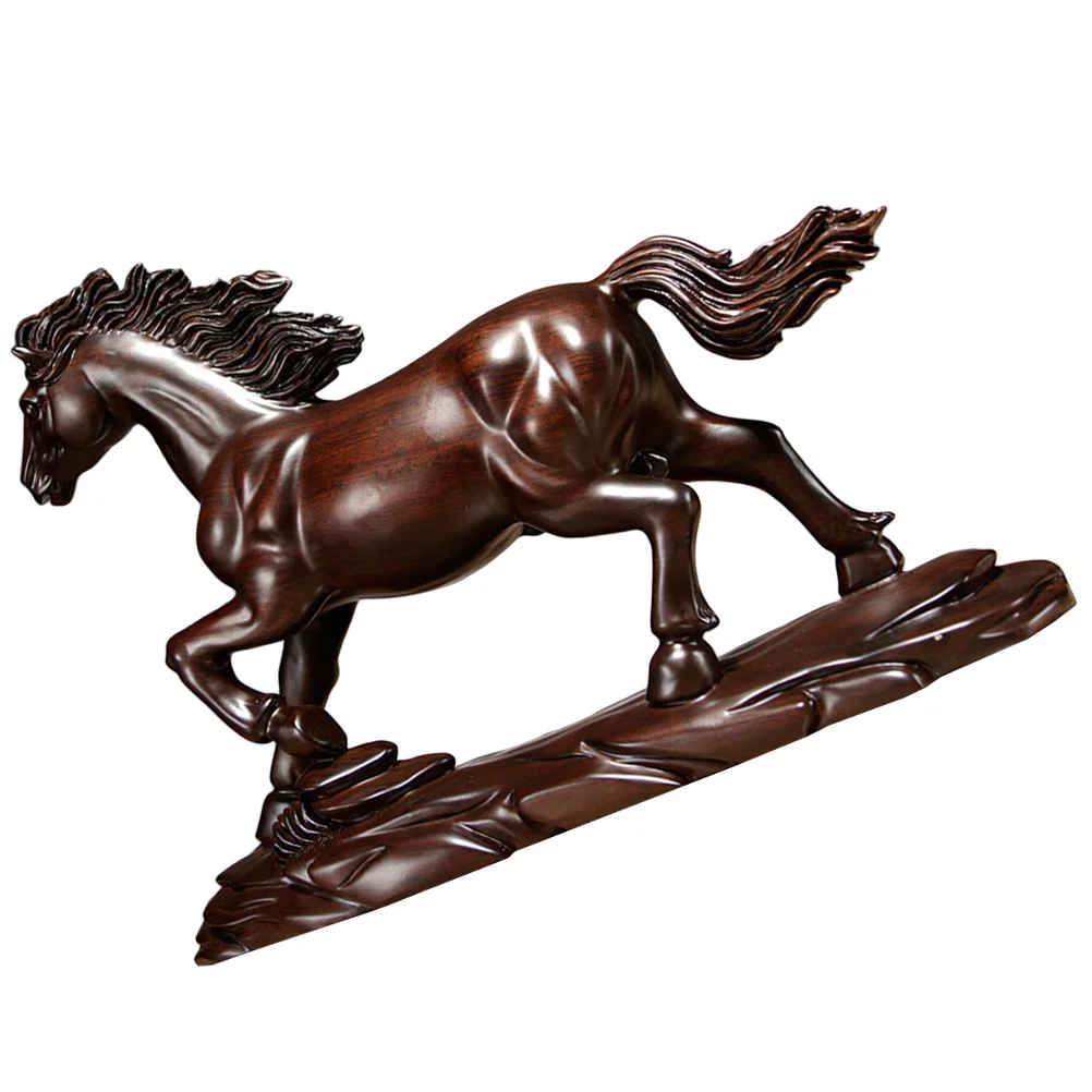 

Horse Figurine Decorative Horse Sculpture Animal Ornament Sculpture for Home Office