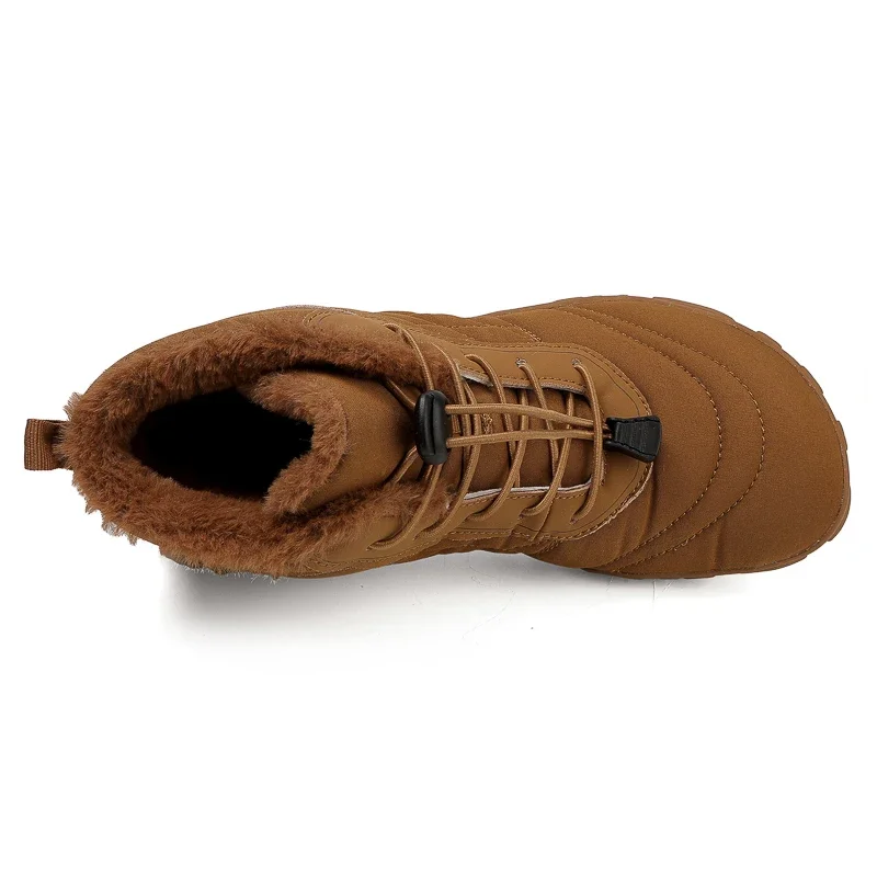 Snow Boots and Hiking Shoes for Men Women Winter Outdoor Non-slip Warm Fur Casual Plus Size Ankle