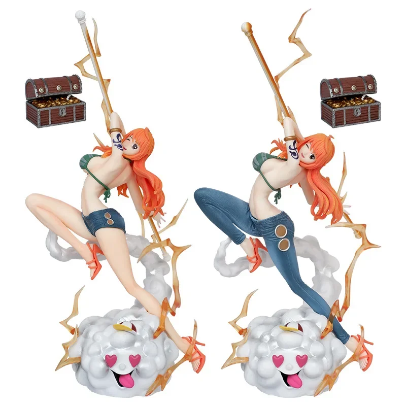 

One Piece Iu Resonance Namei Straw Hat Group Gk Hand-operated Large Statue Model Display Anime Peripheral Animation