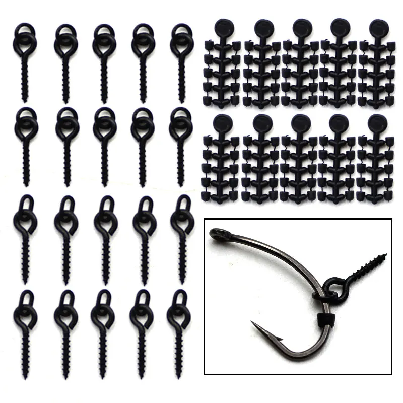 Carp Fishing Accessories Kit Bait Screws Hook Bait Stopper Boilies Tackle Set Rig Stop Beads Equipment Fishing Screws Fishing Accessories Fishing Tackle