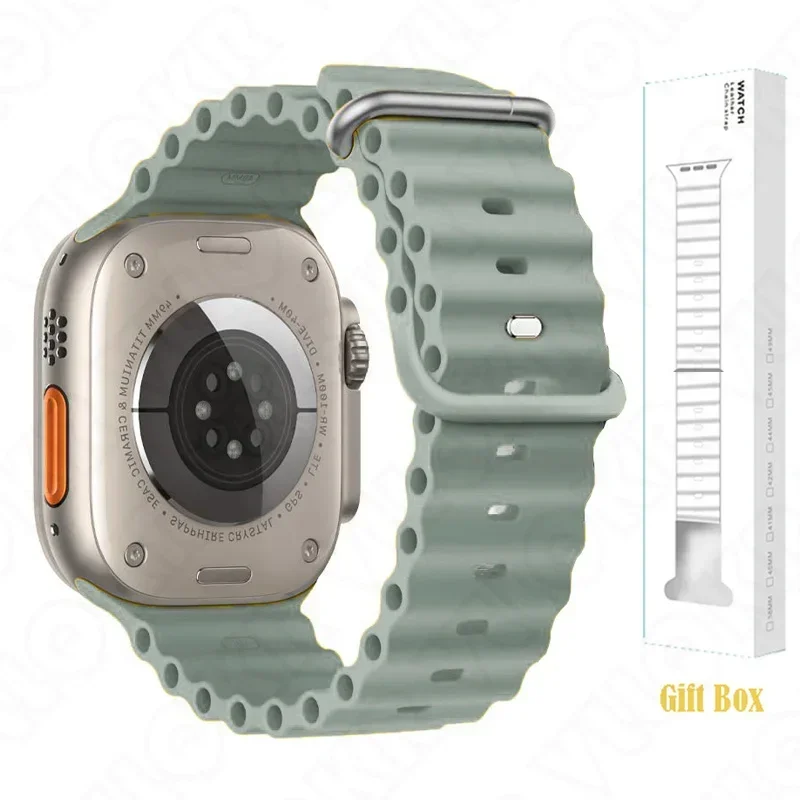 

Ремешок силиконовый для apple watch band 49 мм 45 мм 44 мм 40 мм 41 мм 42 мм 38 мм 44 мм