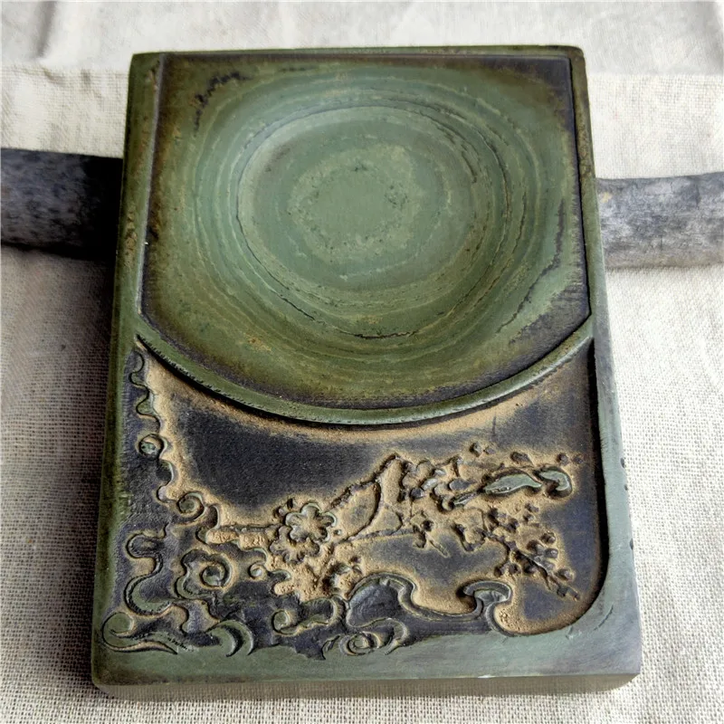 

Четыре сокровища кабинета, чернильный камень 085550, обшивка 10*15 см.