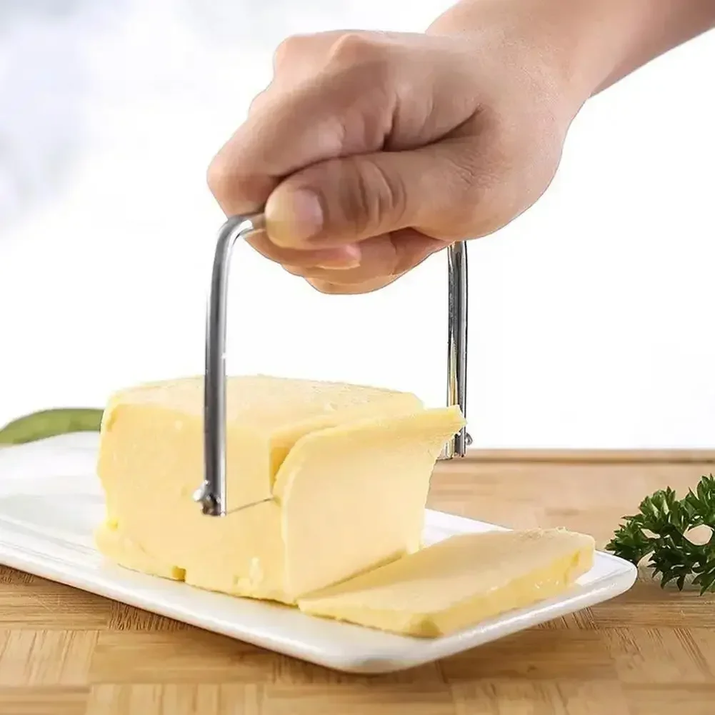 Cheese Cutter Home Foie Gras Cut Baking Tools Butter Knife Cheese Splitter Stainless Steel Knife Slicer Tools