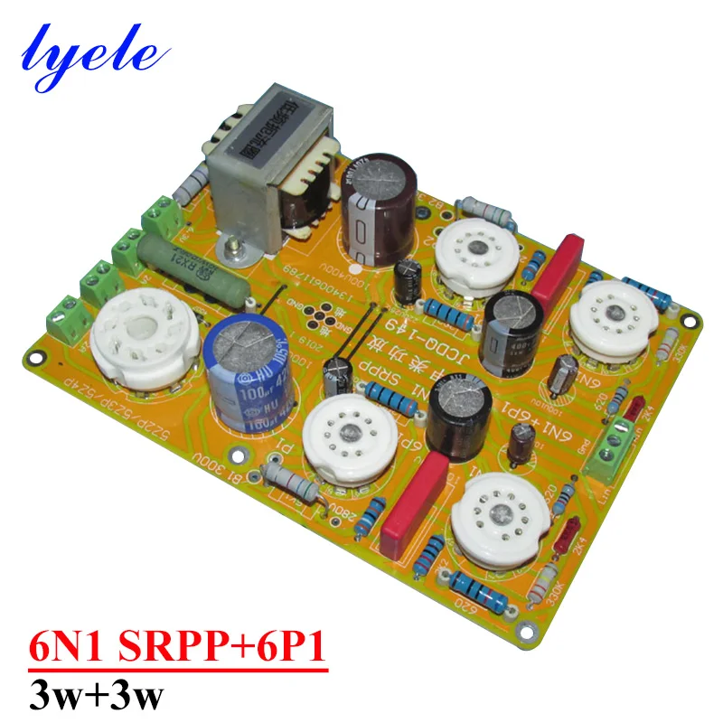 

6N1 SRPP + 6P1 Single-ended Class A Tube Amplifier Board Stereo Amplifier 5Z2P Tube Rectifier Diy Audio