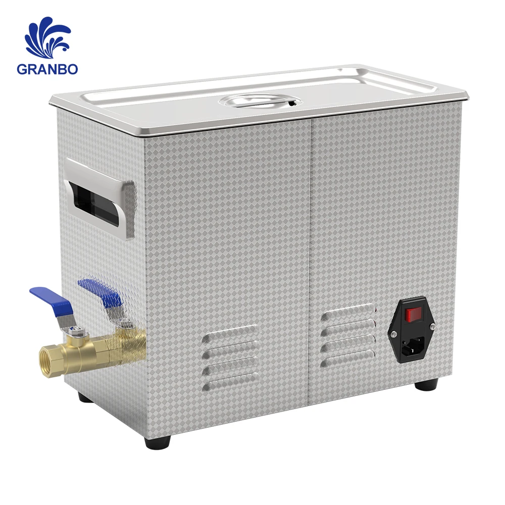 Carburetor Ultrasonic Cleaner With Heating Semiwave 6L 180W 40KHz Table Top Ultrasound Cleaning Machine Factory Direct