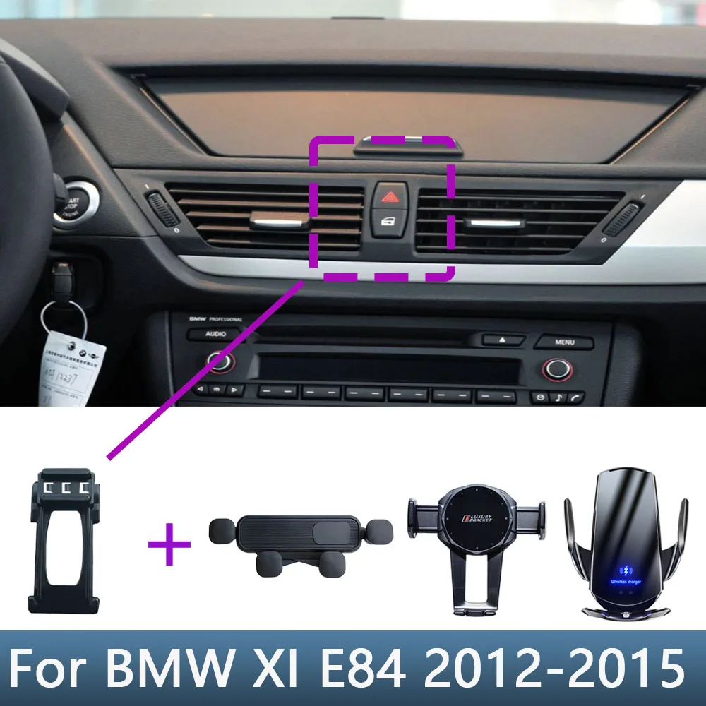 

For BMW X1 E84 2012 2013 2014 2015 Car Phone Holder Special Fixed Bracket Base Wireless Charging Interior Accessories