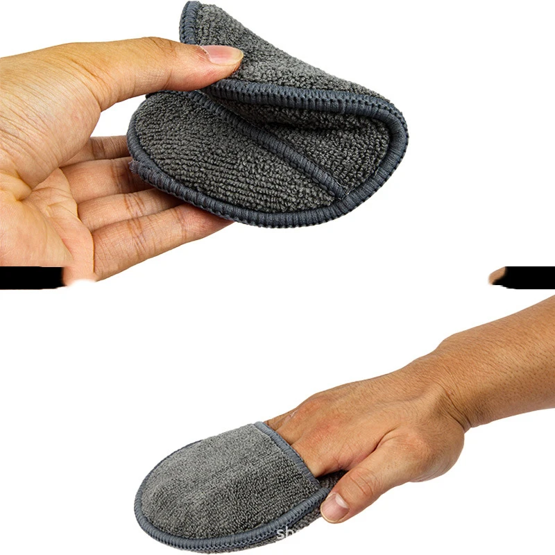 Microfibre polishing disc sponge disc sponge wipe 5 inch fibre towel cloth polishing car waxing cleaning beauty