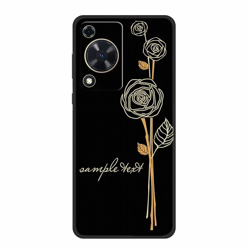 Embossed 3D Shockproof Silicone Phone Case - Soft Protective Cover
