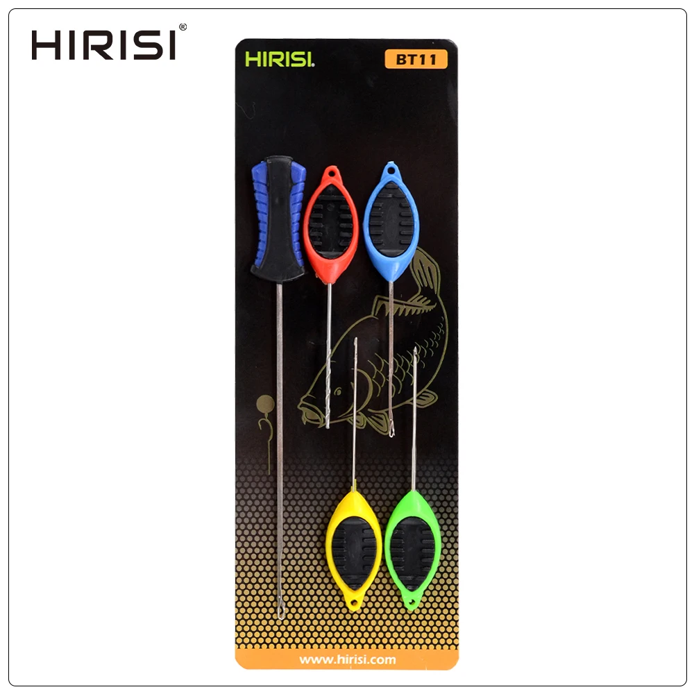 Hirisi Karpfen Angeln Köder Nadel Set Gated Nadel Pop Up Boilies Spleißen Pins Nadel Karpfen, Der Werkzeuge Angeln Zubehör BT11 – Detail 1