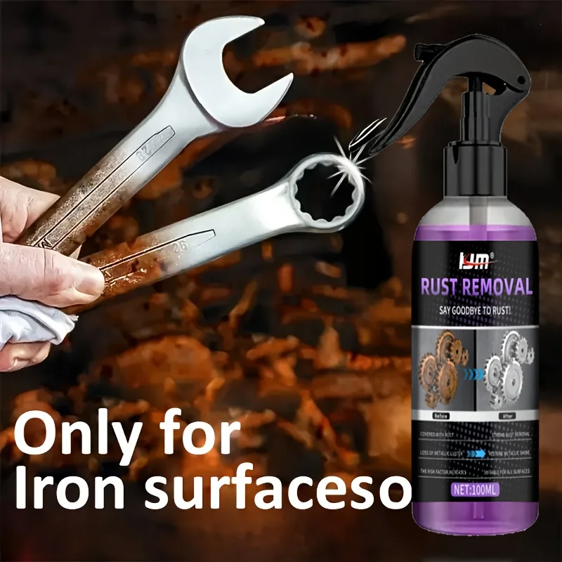 ספריי להסרת חלודה בנפילת מתכת לרכבים, אופנועים, רכבות, פלדת אל-חלד - הגנה מפני חמצון מהיר