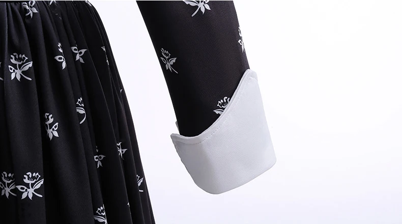 Vingate Gothic Schwarzes Kleid Mädchen TV-Serie Rollenspielkostüm für Kinder Karneval Halloween Familie Wensday Cosplay Bekleidung – Detail 11