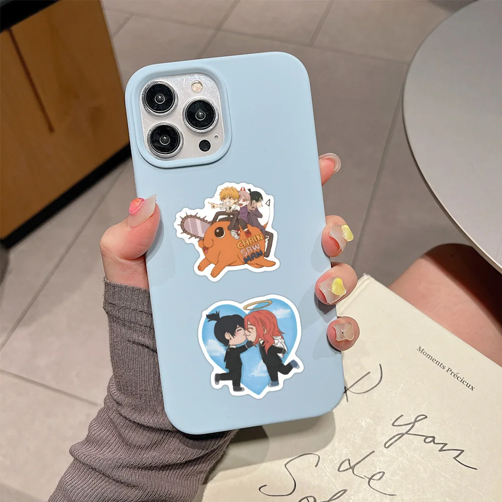 60PCS 전기톱맨 스티커 그래피티 스티커 DIY 다이어리 폰케이스 핸드메이드 스크랩북 감성 스티커