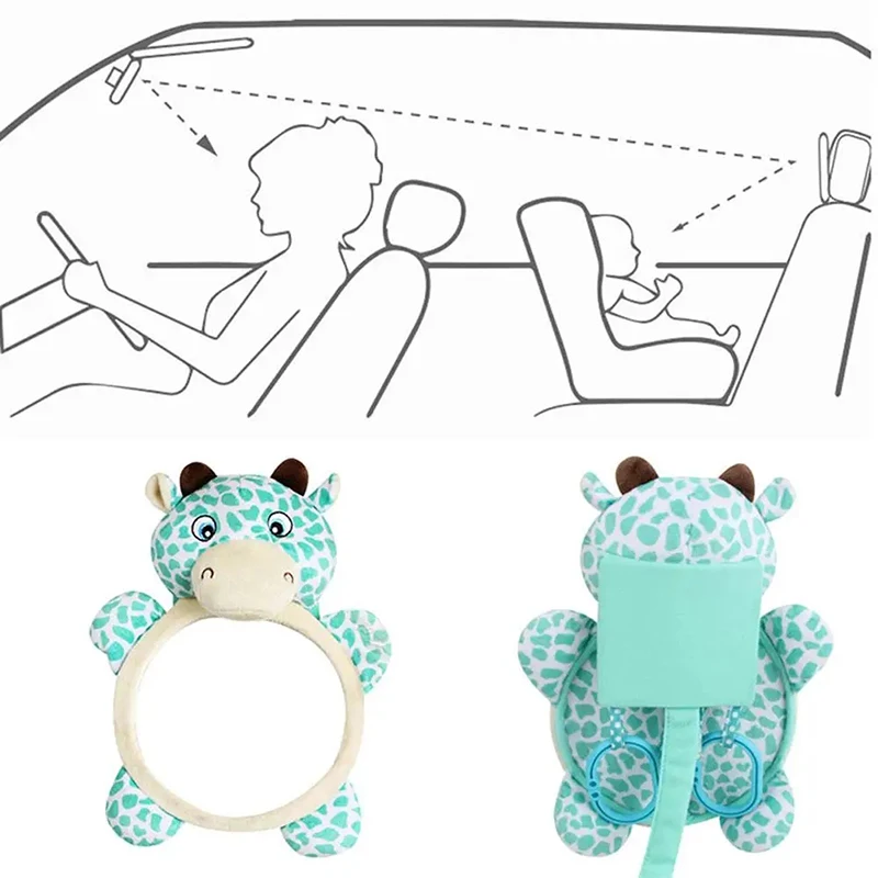 Description Picture 3 of itemStroller-Ready Baby Animal Toys with Stimulating Haha Mirror for 0-3 Years Old - New Interactive Toys for Infants