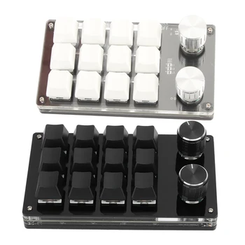 Mechanical Gaming Keypad One Handed Macro Mechanical Keyboard 12 Key Multifunction  Programmable Keypad for Office Gaming 6